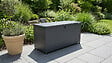 WEKA - Coffre de jardin métal Gary 220L - Anthracite - L.115xP.50cm - vignette