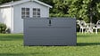WEKA - Coffre de jardin acier GARY 460L - Anthracite - L.135xP.66cm - vignette