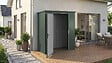 WEKA - Abri de jardin en métal  GARY T1 - Vert - L.191,8xP.97,8xH.212,1cm - vignette