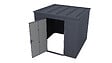 WEKA - Abri Métal GARY T6, anthracite - Surface hors-tout  6,02m² - vignette