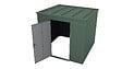 WEKA - Abri Métal GARY T6, vert - Surface hors-tout  6,02m² - vignette