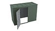WEKA - Abri Métal GARY T7, vert - Surface hors-tout 4,31m² - vignette