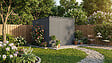 WEKA - Abri Métal GARY T9, anthracite - Surface hors-tout  8,71m² - vignette