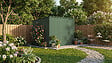 WEKA - Abri Métal GARY T9, vert - Surface hors-tout  8,71m² - vignette