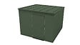 WEKA - Abri Métal GARY T9, vert - Surface hors-tout  8,71m² - vignette
