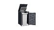 WEKA - Cache-poubelle métal Gary 240L - L.80xH.116xP.68cm - vignette