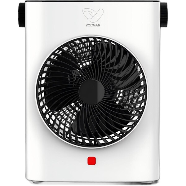 VOLTMAN - Radiateur soufflant 2000W - Blanc et Noir - Voltman - large