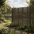 ART GARDEN - Clôture bois en noisetier - 100% Naturel - Sans Poteaux - Hauteur 180 X Largeur 120 cm - vignette