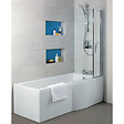 IDEAL STANDARD - IDEAL STANDARD Baignoire Connect air 150 X 80 avec Pare Bain avec volet asymétrique gauche - vignette