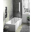 IDEAL STANDARD - IDEAL STANDARD Baignoire Connect air 170 X 80 avec Pare Bain avec volet asymétrique droite - vignette
