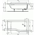 IDEAL STANDARD - IDEAL STANDARD Baignoire Connect air 150 X 80 avec Pare Bain asymétrique gauche - vignette