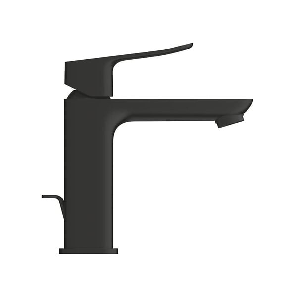 GROHE - Dice mitigeur monocommande de lavabo à levier avec vidage, noir mat (1018322430) - large