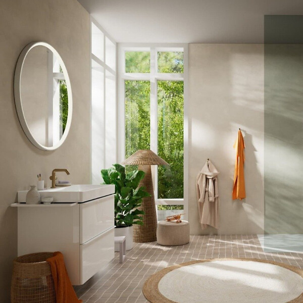 HANSGROHE - Tecturis S mitigeur monocommande de lavabo éco CoolStart, bonde Push-Open, bronze brossé (73320140) - large