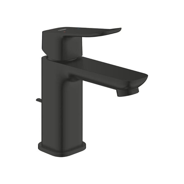 GROHE - Dice mitigeur monocommande de lavabo à levier avec vidage, noir mat (1018562430) - large
