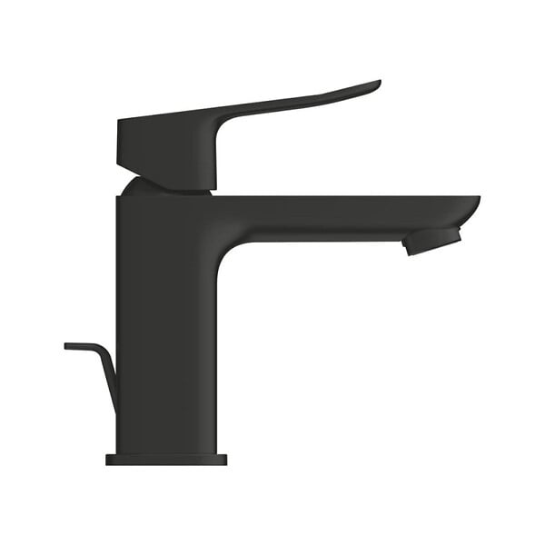 GROHE - Dice mitigeur monocommande de lavabo à levier avec vidage, noir mat (1018562430) - large