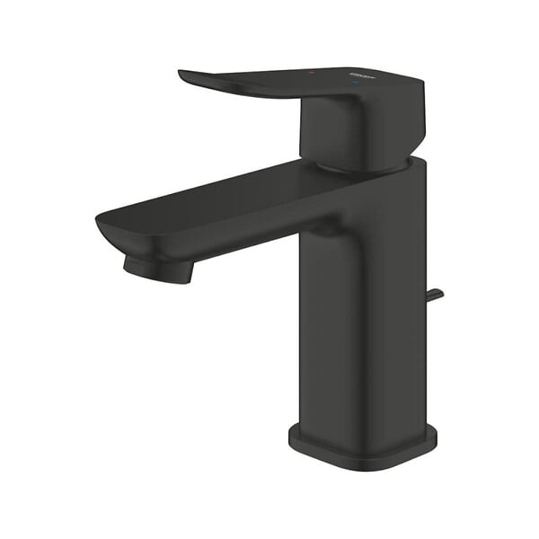 GROHE - Dice mitigeur monocommande de lavabo à levier avec vidage, noir mat (1018562430) - large