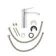 SWISS AQUA TECHNOLOGIES - Infinitio mitigeur de lavabo avec bec cascade, sans vidage, chrome (SATBSINF271) - vignette