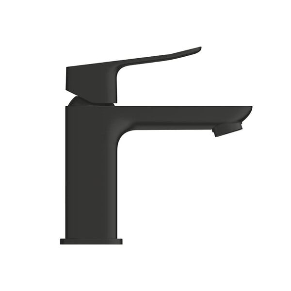 GROHE - Dice mitigeur monocommande de lavabo à levier avec vidage Clic-Clac, noir mat (1018572430) - large