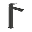 GROHE - Dice mitigeur lavabo monocommande XL à levier, avec cartouche en céramique, sans tirette ni vidage, noir mat (1018922430) - vignette