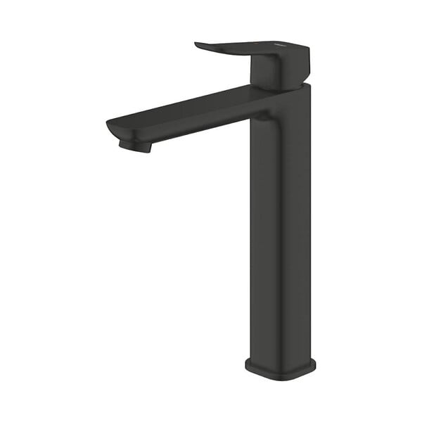 GROHE - Dice mitigeur lavabo monocommande XL à levier, avec cartouche en céramique, sans tirette ni vidage, noir mat (1018922430) - large