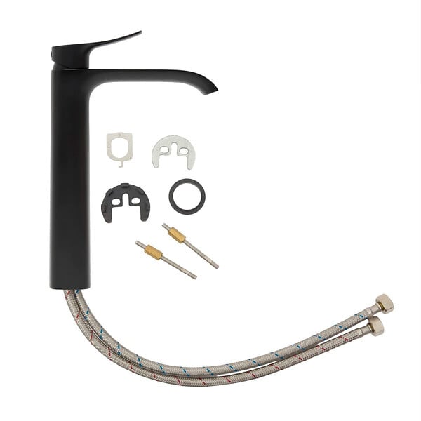 SWISS AQUA TECHNOLOGIES - Infinitio mitigeur de lavabo haut, sans vidage, noir mat (SATBSINF285C) - large