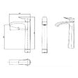 SWISS AQUA TECHNOLOGIES - Infinitio mitigeur de lavabo haut, sans vidage, noir mat (SATBSINF285C) - vignette