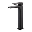 SWISS AQUA TECHNOLOGIES - Brevis mitigeur lavabo haut à levier, sans vidage, noir mat (SATBSBRE285C) - vignette