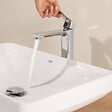 GROHE - Dice mitigeur monocommande de lavabo XL à levier, sans vidage, chrome brillant (1018920000) - vignette