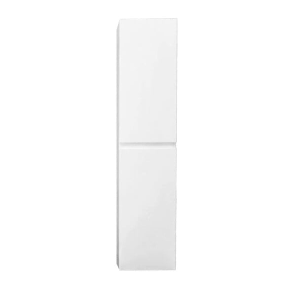 SWISS AQUA TECHNOLOGIES - B-Way 30x133x35 cm meuble de salle de bain suspendu haut en bois, blanc brillant (BWAY35W) - large
