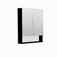 SWISS AQUA TECHNOLOGIES - Cube Way 60x72x14 cm armoire de salle de bain suspendue avec étagères, noir mat (GALCU3D60HP) - vignette