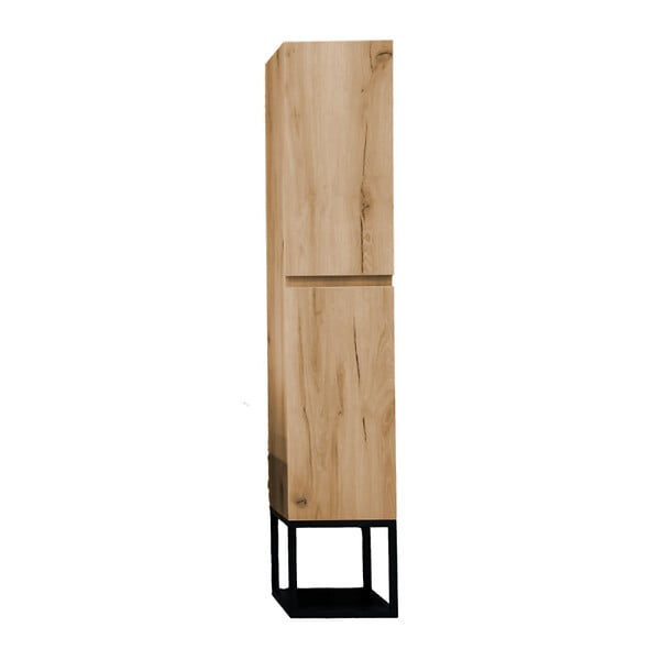 SWISS AQUA TECHNOLOGIES - Swiss Aqua Technologies B-Way 30x133x35 armoire de salle de bain sur pied, chêne mat (BWAY35OAKF) - large