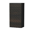 SWISS AQUA TECHNOLOGIES - Cube Way 32,5x63x20 cm armoire de salle de bain suspendue, ouverture à gauche, marron mat (CUBE3DH321DLHP) - vignette