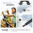 TECTAKE - Plaques doubles SHINY en polycarbonate découpables blanc transparent - vignette