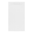 SWISS AQUA TECHNOLOGIES - Swiss Aqua Technologies Fusion Receveur de douche 100x80cm en marbre coulé, sans siphon, blanc (SATFU10080BL) - vignette