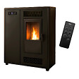 SANNOVER - Poêle à granulés Air Slim Astral 12,2 kW Noir Sannover - vignette