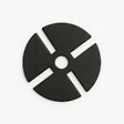 MCCOVER - Cale amortisseur anti bruit 78 mm par 10 pcs McCover Noir - vignette