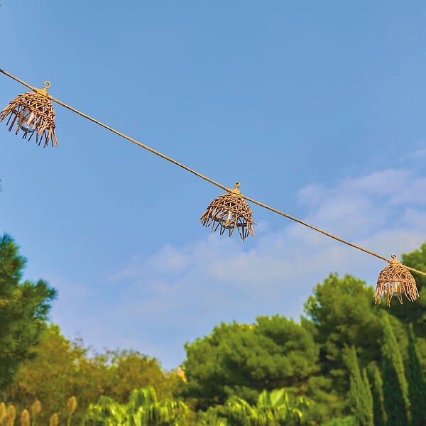 LUMISKY - Guirlande solaire MINI HAWAI HYBRID 10 ampoules 8M - large