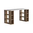 HABITAT ET JARDIN - Bureau en bois "Colmar" - 140 x 75 x 60 cm - Blanc - vignette