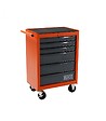 ALYCO - Grand Chariot Alyco Orange 6 Tiroirs 680X460X1020 Mm Alyco 170860 - vignette