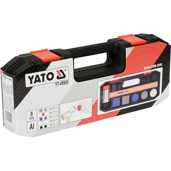 YATO - Marteau débosseleur Yato YT-45905 avec 8 têtes interchangeables 320mm polyuréthane - large
