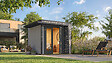 WEKA - Abri de jardin en bois  Amberley 2 - Gris et anthracite - L.300xP.303cm - vignette