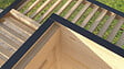 WEKA - Abri de jardin en bois  Amberley 4 - Gris-vert et anthracite - vignette