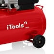ITOOLS - Compresseur d'air 50L 8 bar 115 PSI Silencieux 2CV 1.5KW + Kit 5 accessoires air comprimé ITOOLS - vignette