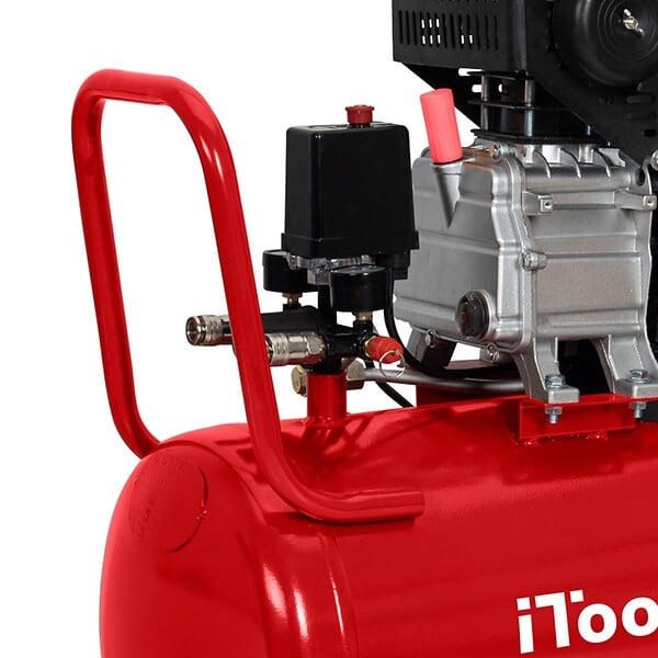 ITOOLS - Compresseur d'air 50L à huile 8 bar 115 PSI Silencieux 2CV 1.5KW + Kit 5 accessoires air comprimé ITOOLS - large