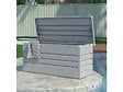 HABITAT ET JARDIN - Coffre de Jardin Métal "Store" 680L - argent - vignette