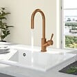VILLEROY ET BOCH - Robinet cuisine  Umbrella flex bronze - vignette