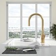 VILLEROY ET BOCH - Robinet cuisine  Umbrella flex or mat + nettoyant - vignette