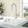 VILLEROY ET BOCH - Robinet cuisine  Umbrella flex acier massif + nettoyant - vignette