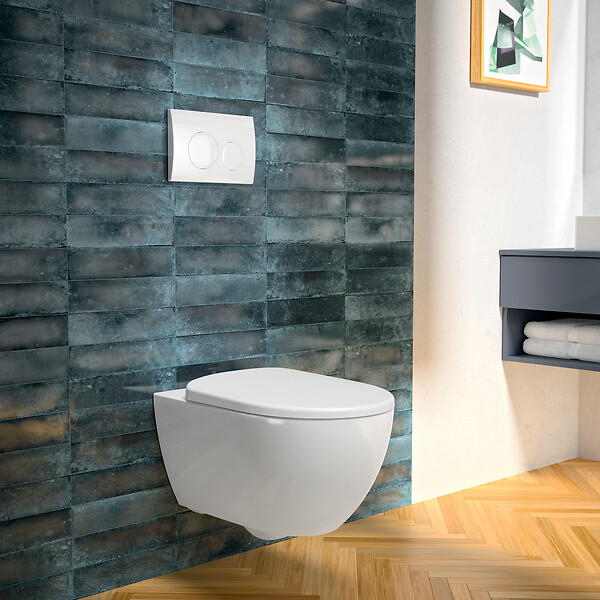 GEBERIT - Pack WC suspendu auto-portant - G-700 V² TurboFlush - Blanc - large