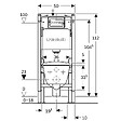 GEBERIT - Pack WC suspendu auto-portant - G-700 V² TurboFlush - Blanc - vignette